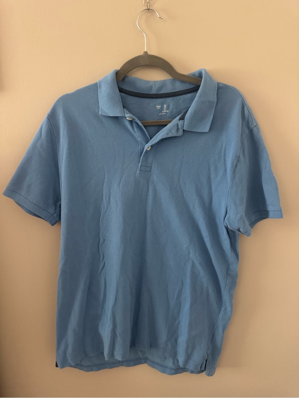 GAP Men's Sky Blue Polo Shirt